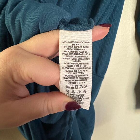 Free People Sundown Cinch Bodycon Cowl Neck Dress Womens Size Small Boho y2k - Picture 9 of 9